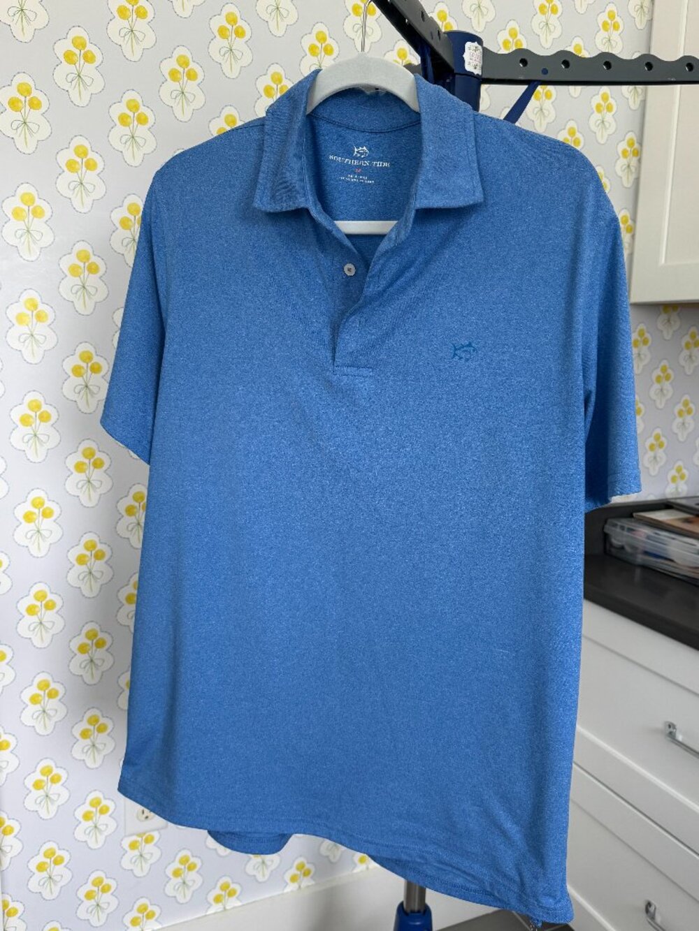Southern Tide Performance Polo, Size Medium